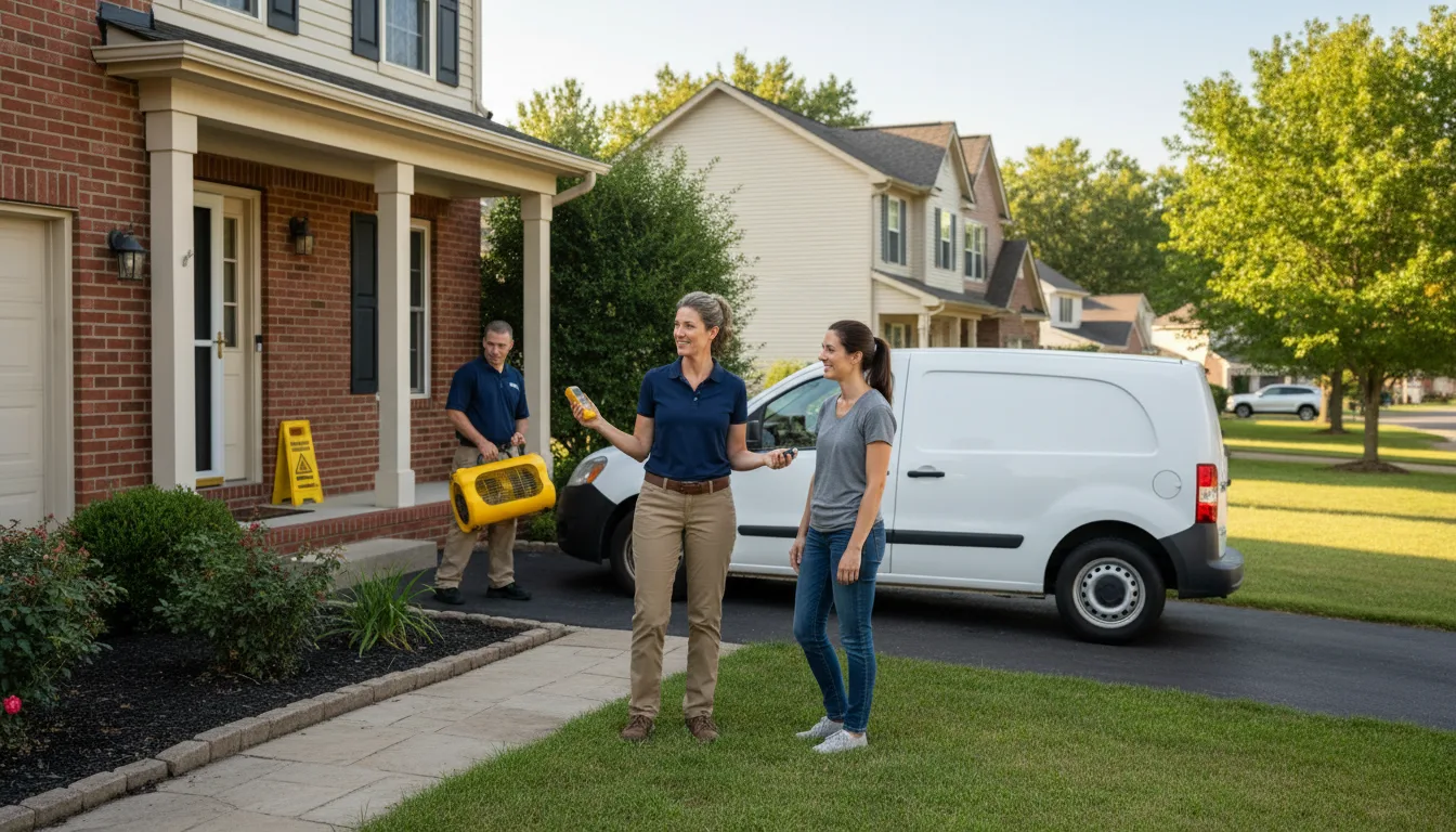 Water restoration image for Home Water Damage Repair in Brookneal, VA